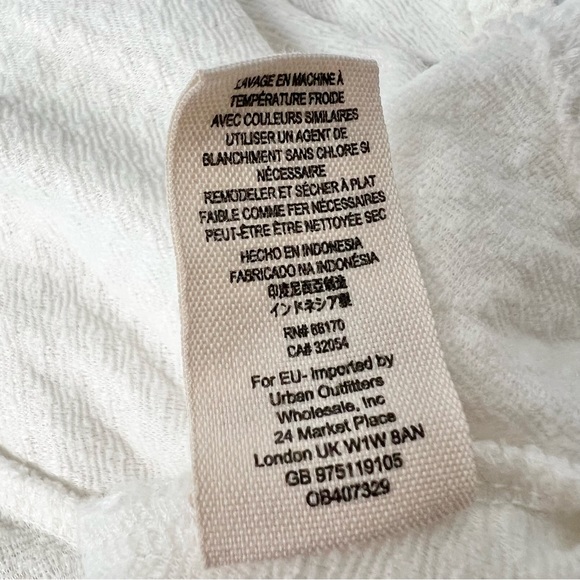 Free People Priscilla Off Shoulder Top Size XS White Flowy Tank - Picture 10 of 11